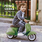 Ambosstoys Primo Sierra Ride-On-Green & Brown Seat by Hape