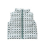 Puffer Vest- Fern Checkered by babysprouts