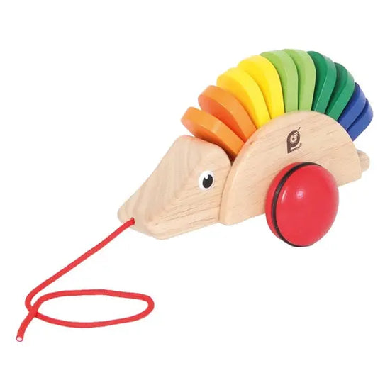 Wooden Pull-Along Porcupine by Hape