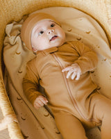 Zip Long Sleeve Sleeper Footie || Golden by Quincy Mae