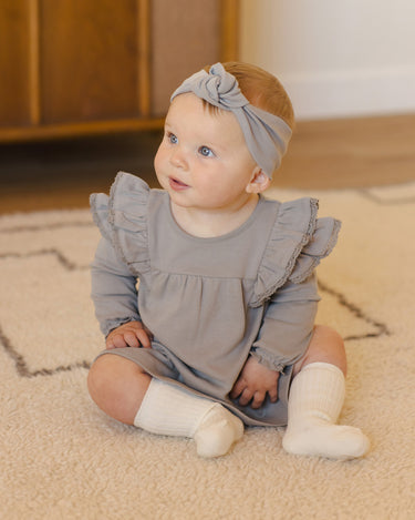 Knotted Headband || Dusty Blue by Quincy Mae