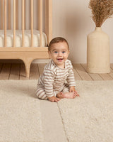 Drawstring Pant || Grey Stripe by Quincy Mae