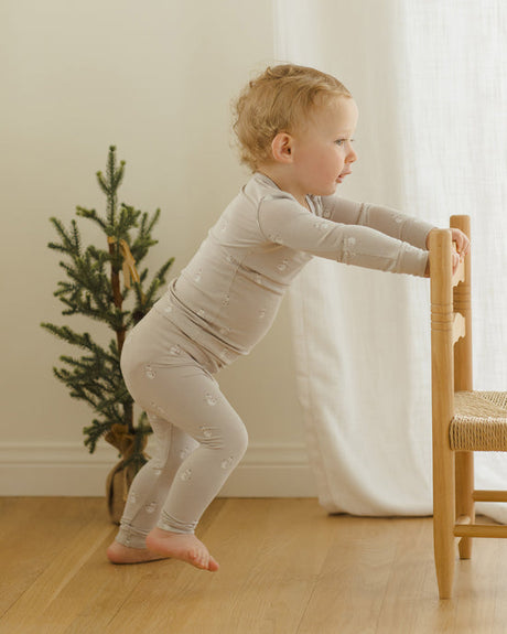 Bamboo Pajama Set || Snowmen by Quincy Mae
