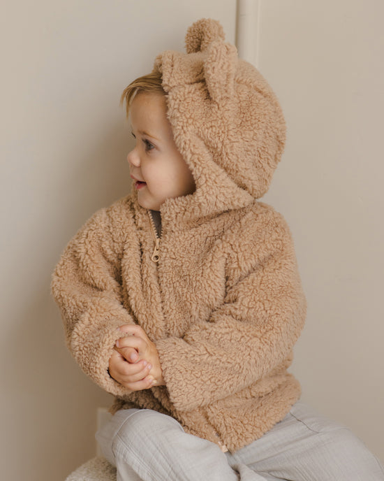 Bear Jacket || Beige by Quincy Mae