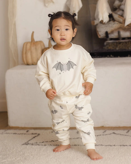Relaxed Fleece Sweatshirt || Baby Bat by Quincy Mae