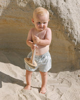 Boys Swim Short || Summer Stripe by Quincy Mae