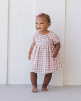 Bella Dress || Pink Plaid by Quincy Mae