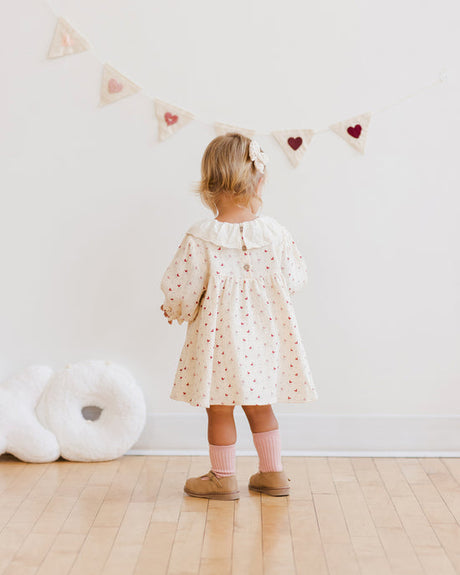 Callie Dress || Heart Ditsy by Quincy Mae