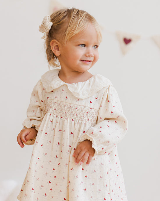 Callie Dress || Heart Ditsy by Quincy Mae