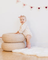 Callie Romper || Heart Ditsy by Quincy Mae