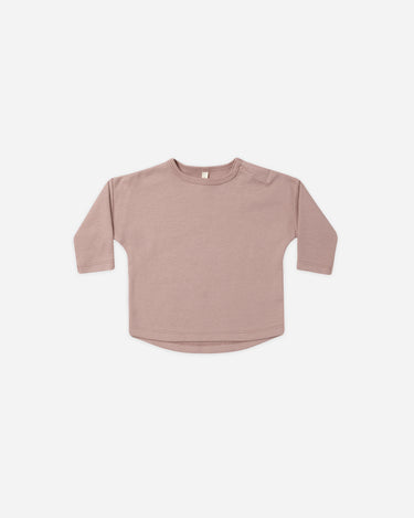Long Sleeve Tee || Mauve by Quincy Mae