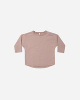 Long Sleeve Tee || Mauve by Quincy Mae