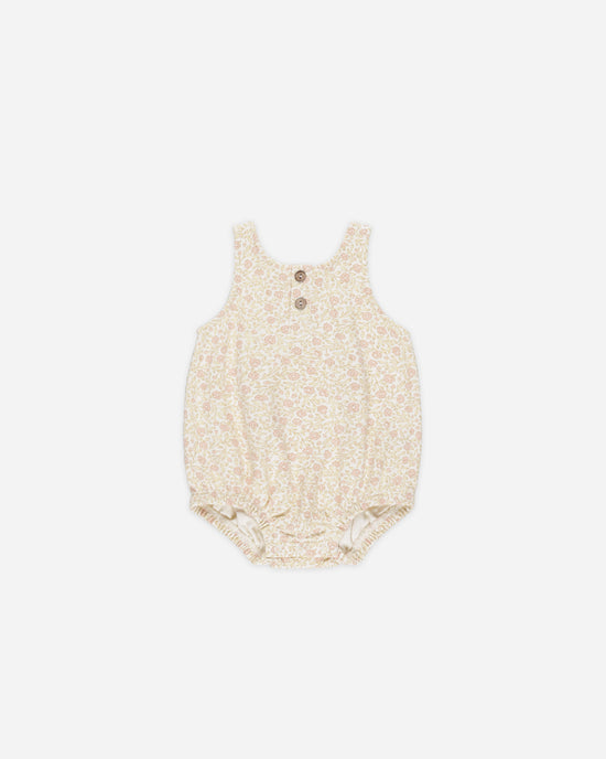 Sleeveless Bubble Romper || Primrose by Quincy Mae