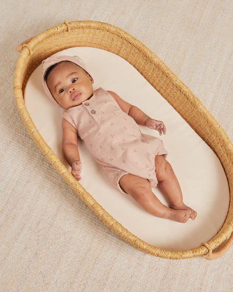 sleeveless bubble romper || cherries by Quincy Mae