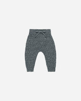 Knit Pant || Heathered Indigo by Quincy Mae