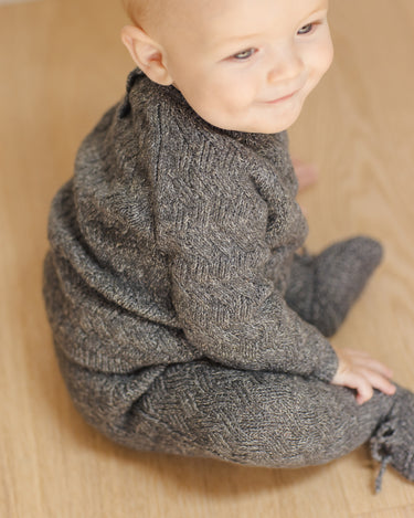 Knit Pant || Heathered Indigo by Quincy Mae