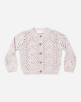 Knit Cardigan Lilac Mist by Quincy Mae