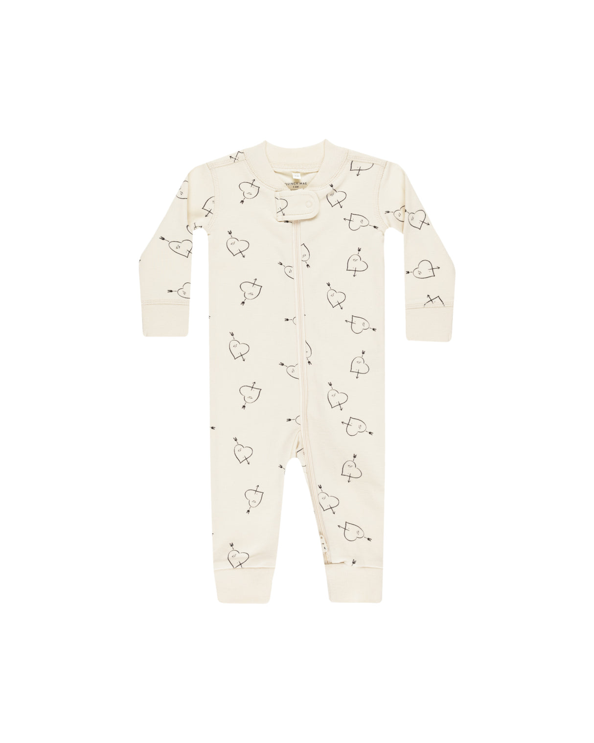 Zip Long Sleeve Sleeper || Cupid by Quincy Mae