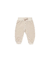 velour relaxed sweatpant || polka dot by Quincy Mae
