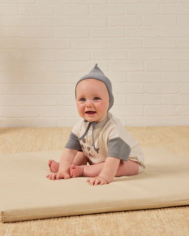 relaxed bubble romper || oh, happy day by Quincy Mae