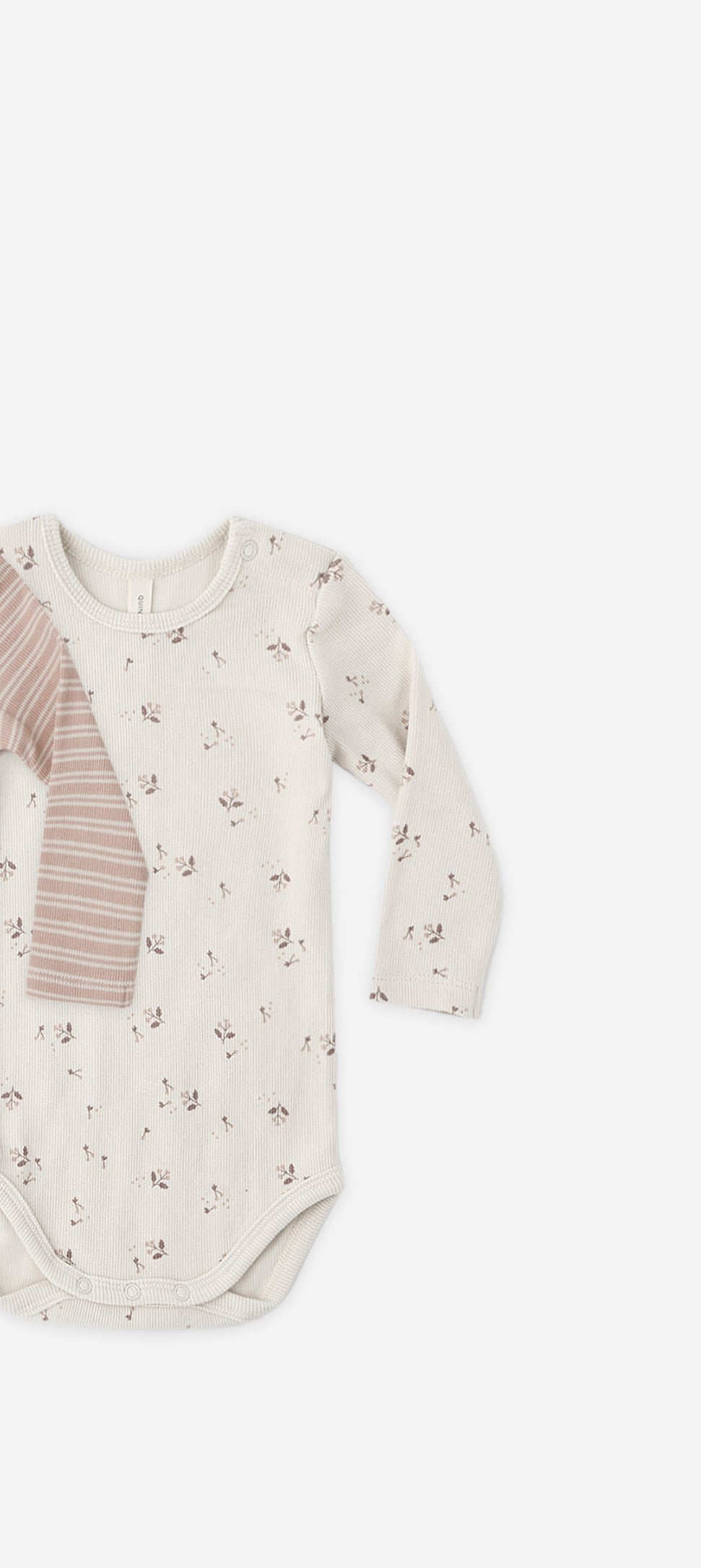 Ribbed Bodysuit || Fall Ditsy by Quincy Mae