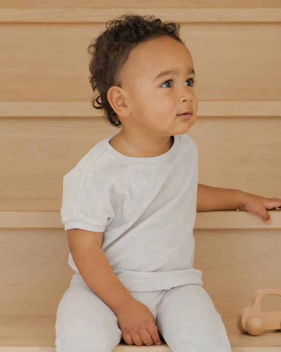 terry tee + pant set || cloud by Quincy Mae
