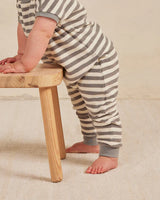 terry tee + pant set || retro stripe by Quincy Mae