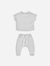 terry tee + pant set || cloud by Quincy Mae