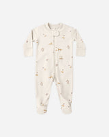 Zip Long Sleeve Sleeper Footie || Fox Land by Quincy Mae