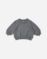 Pocket Sweatshirt || Navy by Quincy Mae