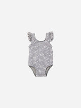 flutter one-piece swimsuit || fleur by Quincy Mae