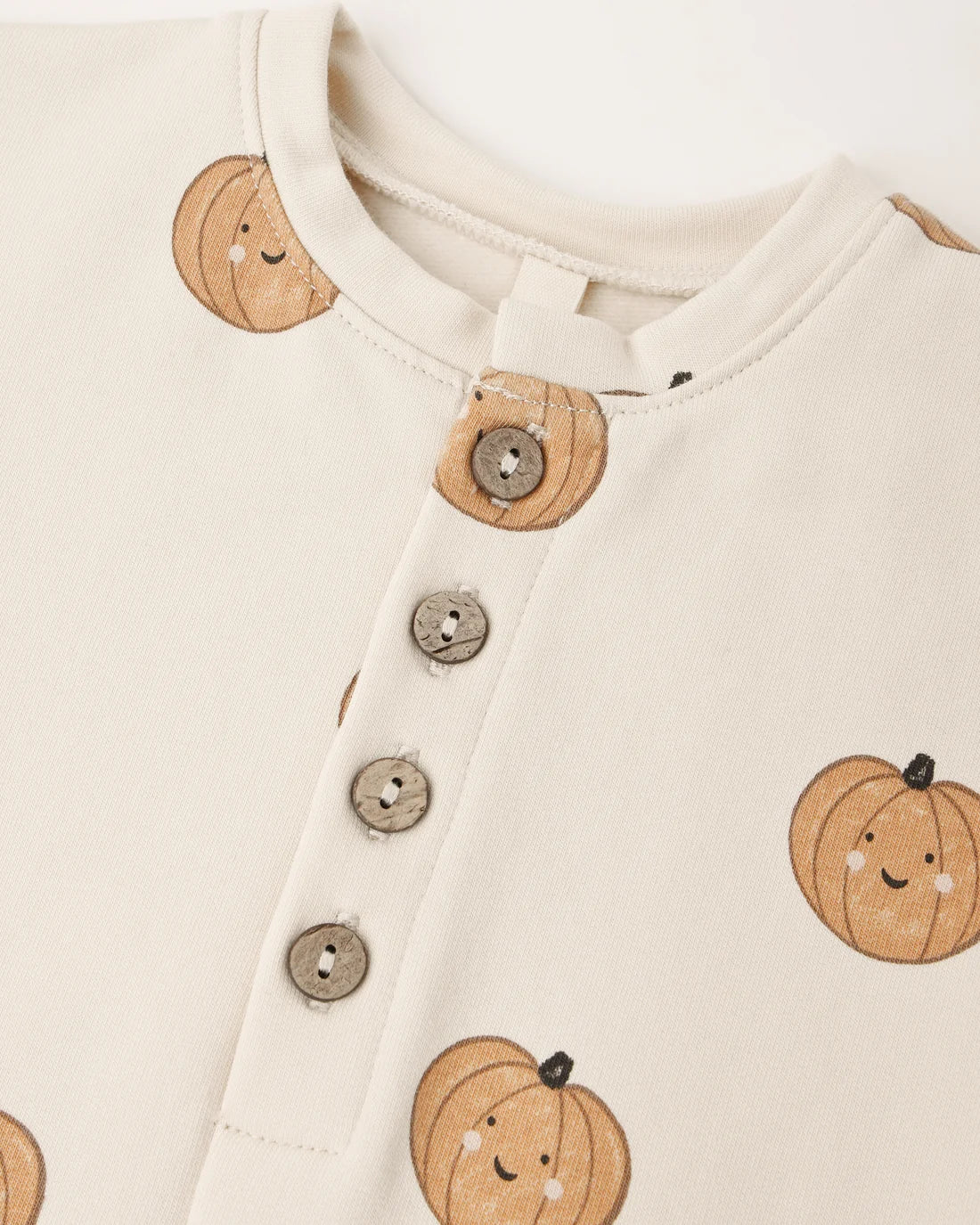 Relaxed Fleece Jumpsuit || Pumpkins by Quincy Mae