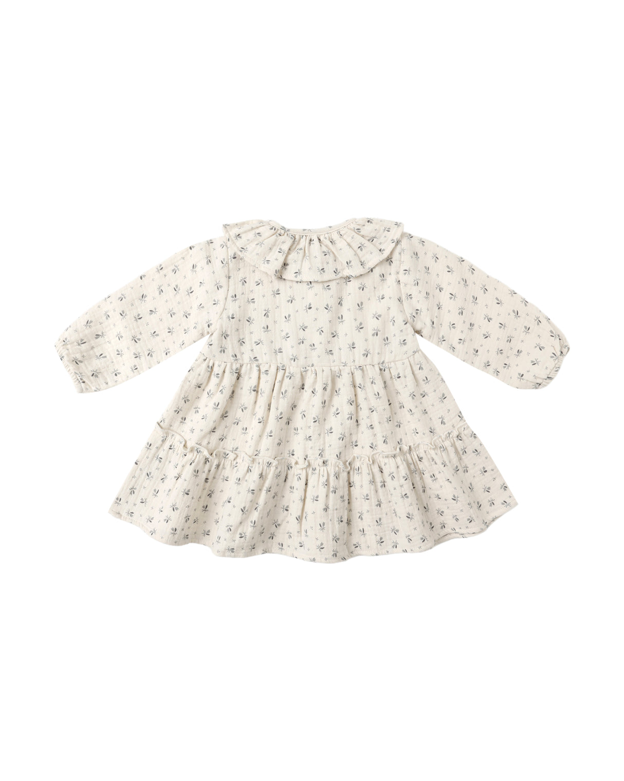 Ruffle Collar Button Dress || Bluebell by Quincy Mae