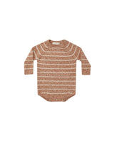 riggens romper || cinnamon stripe by Quincy Mae