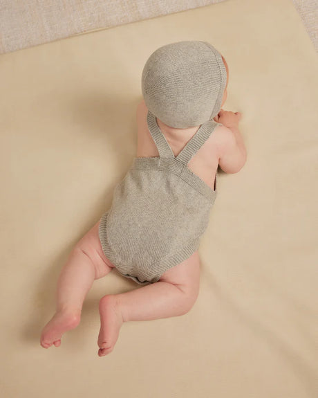 tatum romper || heathered sky by Quincy Mae