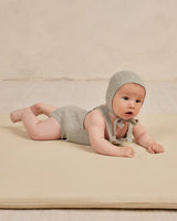 tatum romper || heathered sky by Quincy Mae