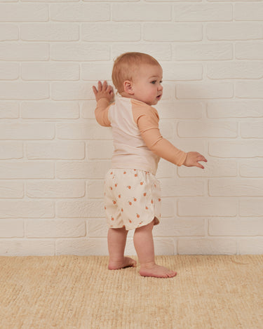 rashguard || natural + melon by Quincy Mae