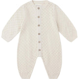 Quincy Mae Long Sleeve Bubble Romper || Natural