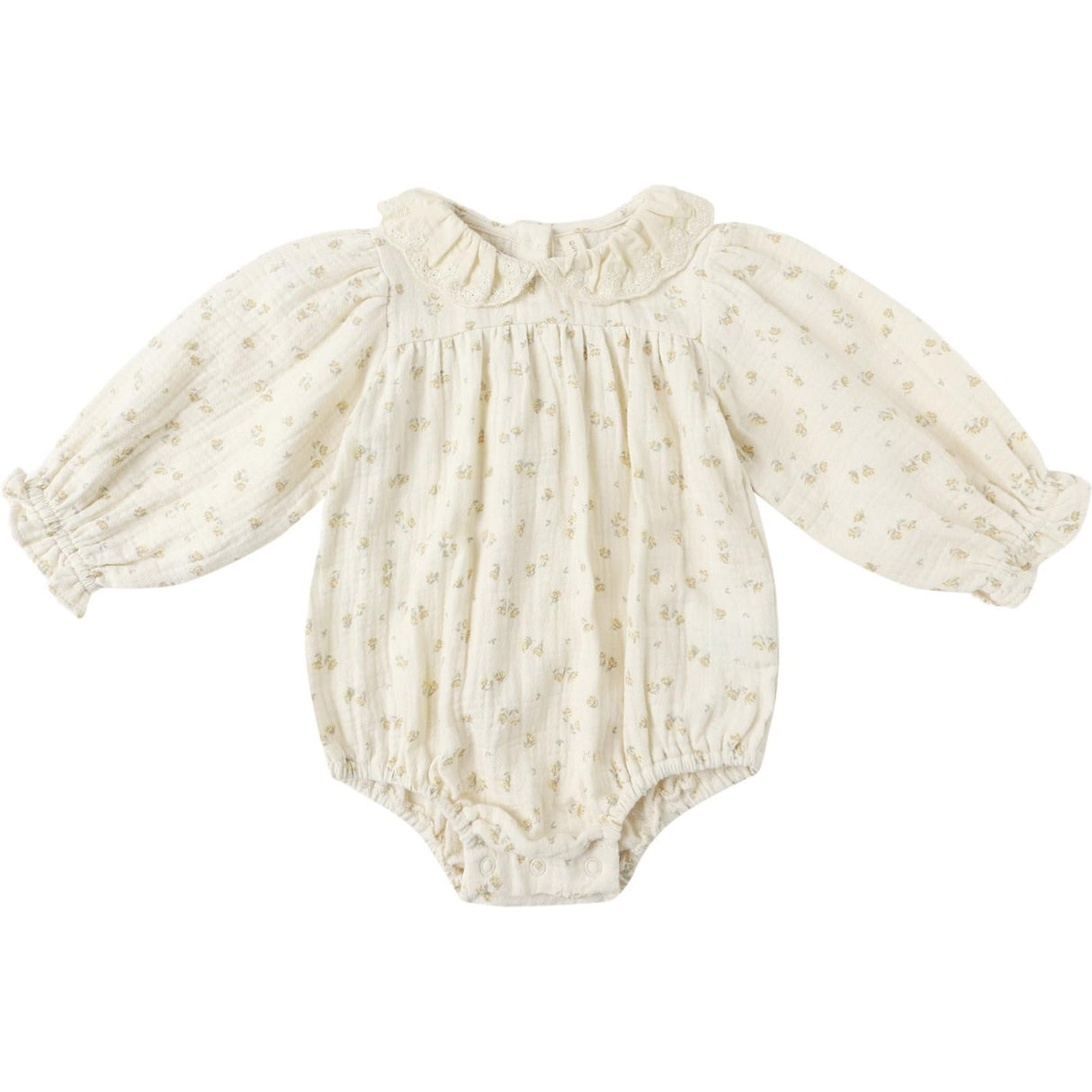 Quincy Mae Callie Romper || Golden Floral