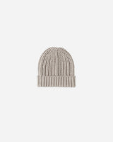 Chunky Knit Beanie || Fog by Quincy Mae