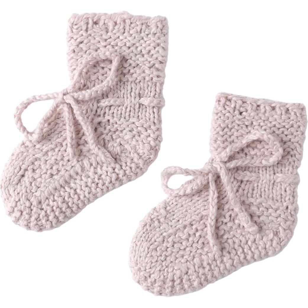 Quincy Mae Knit Booties || Lilac