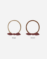 Little Knot Headband || Black Cherry by Quincy Mae
