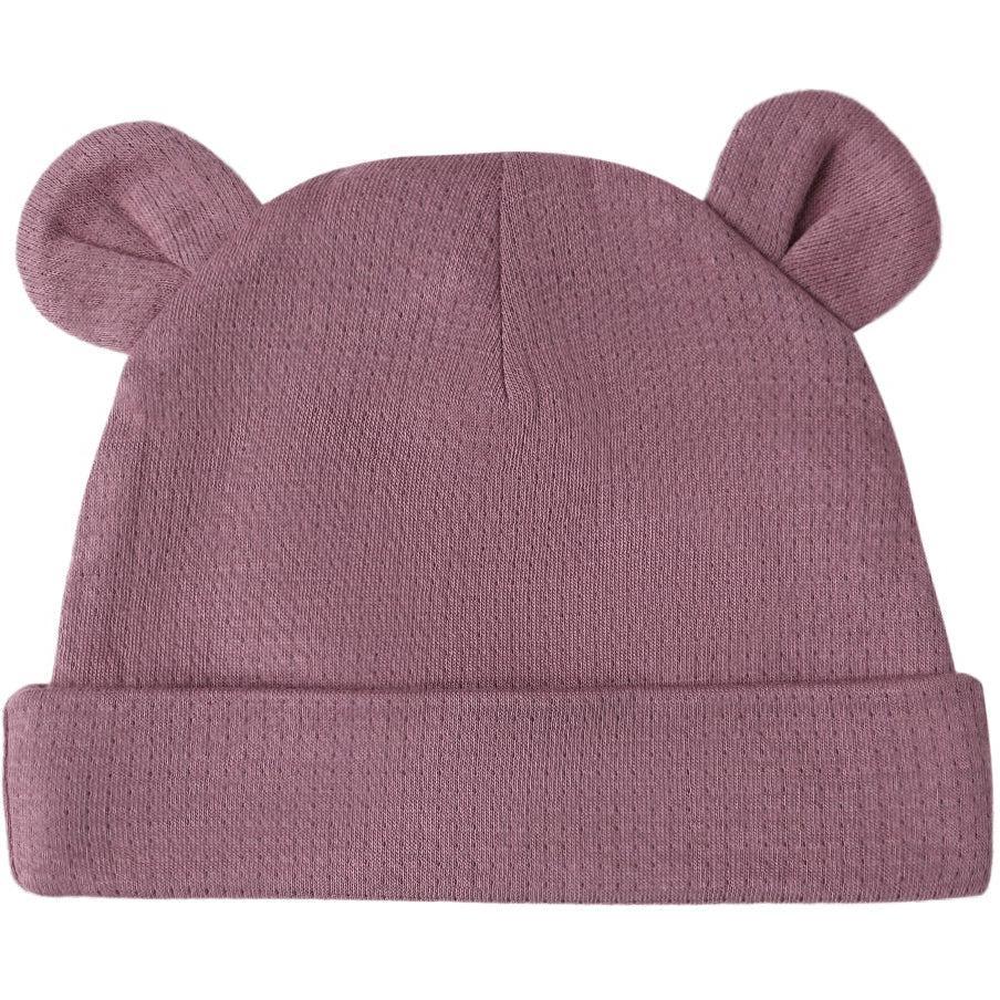 Quincy Mae Baby Bear Beanie || Mulberry