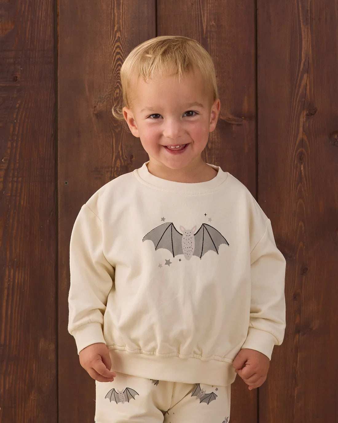 Relaxed Fleece Sweatshirt || Baby Bat by Quincy Mae
