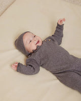 Cozy Heather Knit Jumpsuit || Navy by Quincy Mae