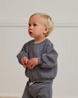 Pocket Sweatshirt || Navy by Quincy Mae