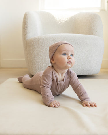 Waffle Sleep Set || Mauve by Quincy Mae