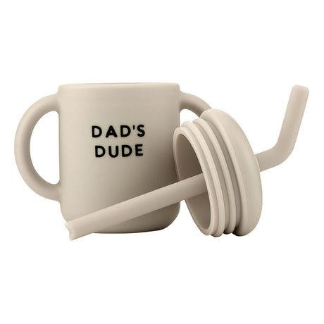 DOF Glass + Sippy Cup Set- Dad + Dude by Stephan Baby