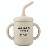 Wine Glass + Sippy Cup Set- Mama + Lil Man by Stephan Baby