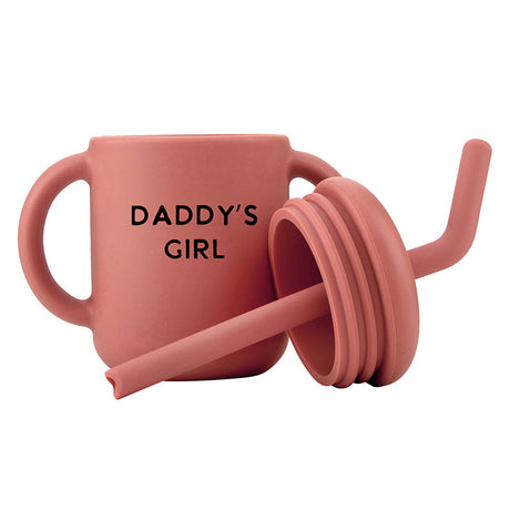 DOF Glass + Sippy Cup Set- Dad + Daughter by Stephan Baby